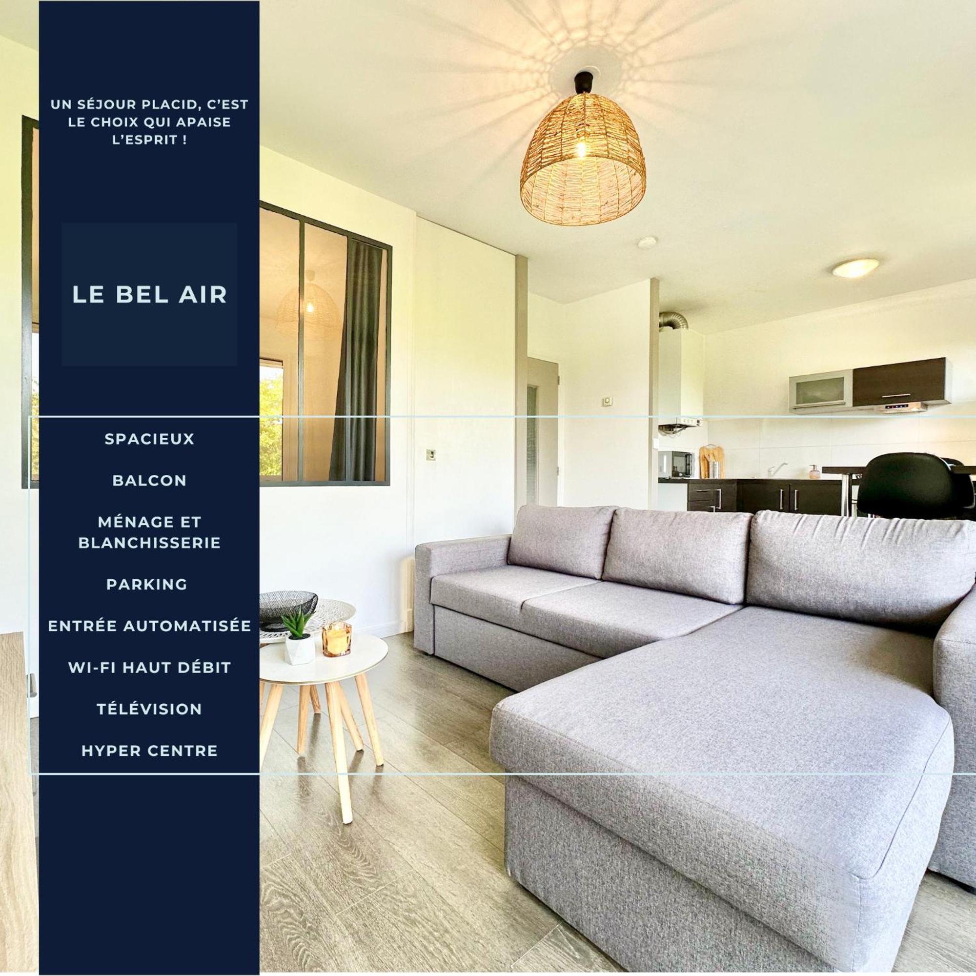 Le Bel Air - Coeur De Ville - Parking & Balcon Mont-de-Marsan Bagian luar foto